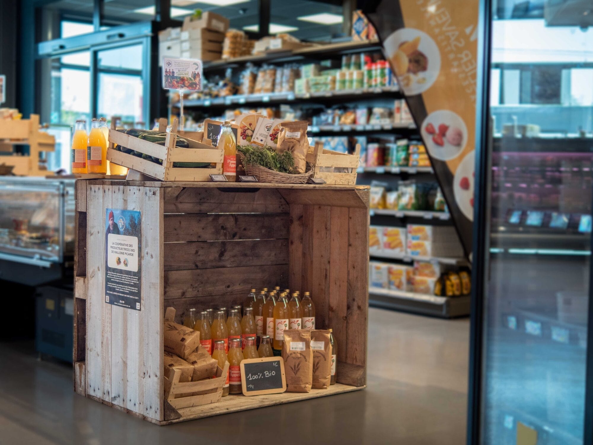 magasin franchisé spar produits bio