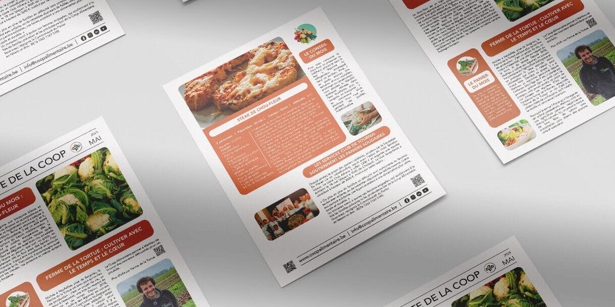 Mock-up gazette -mai